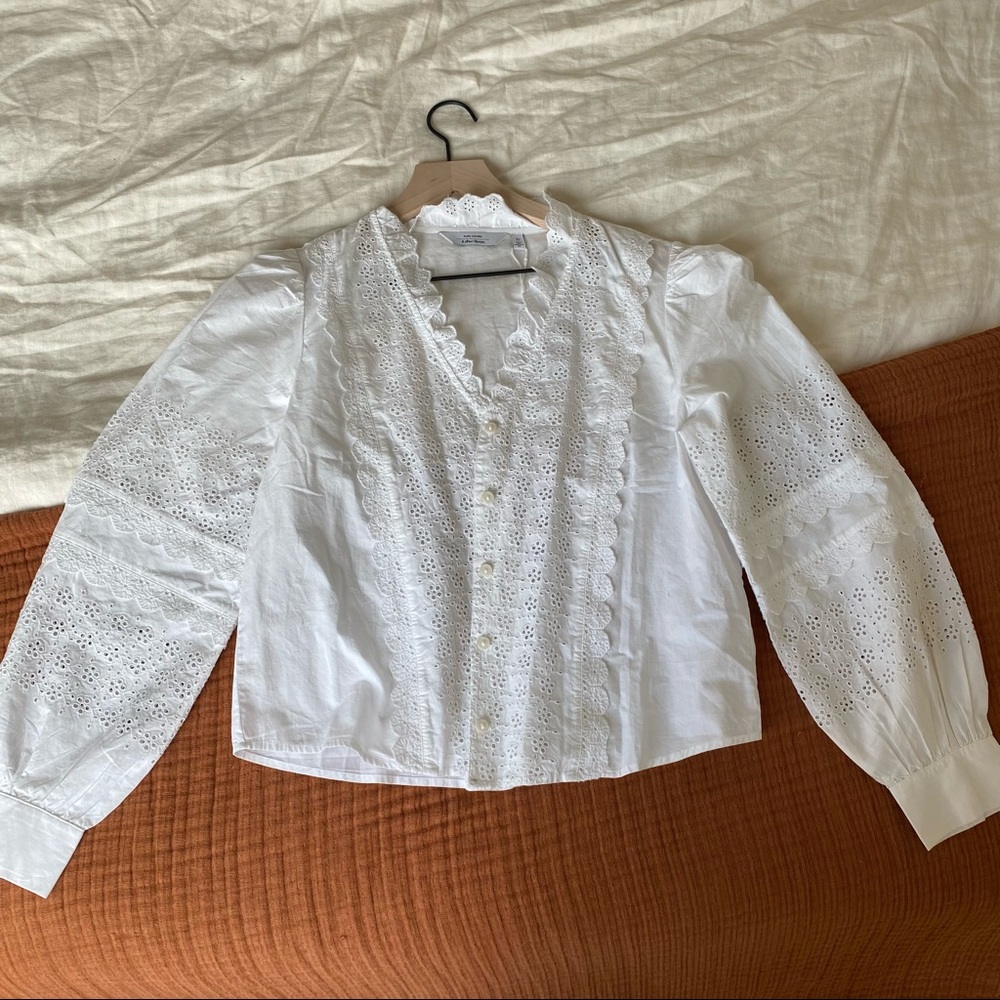 & Other Stories embroidered blouse